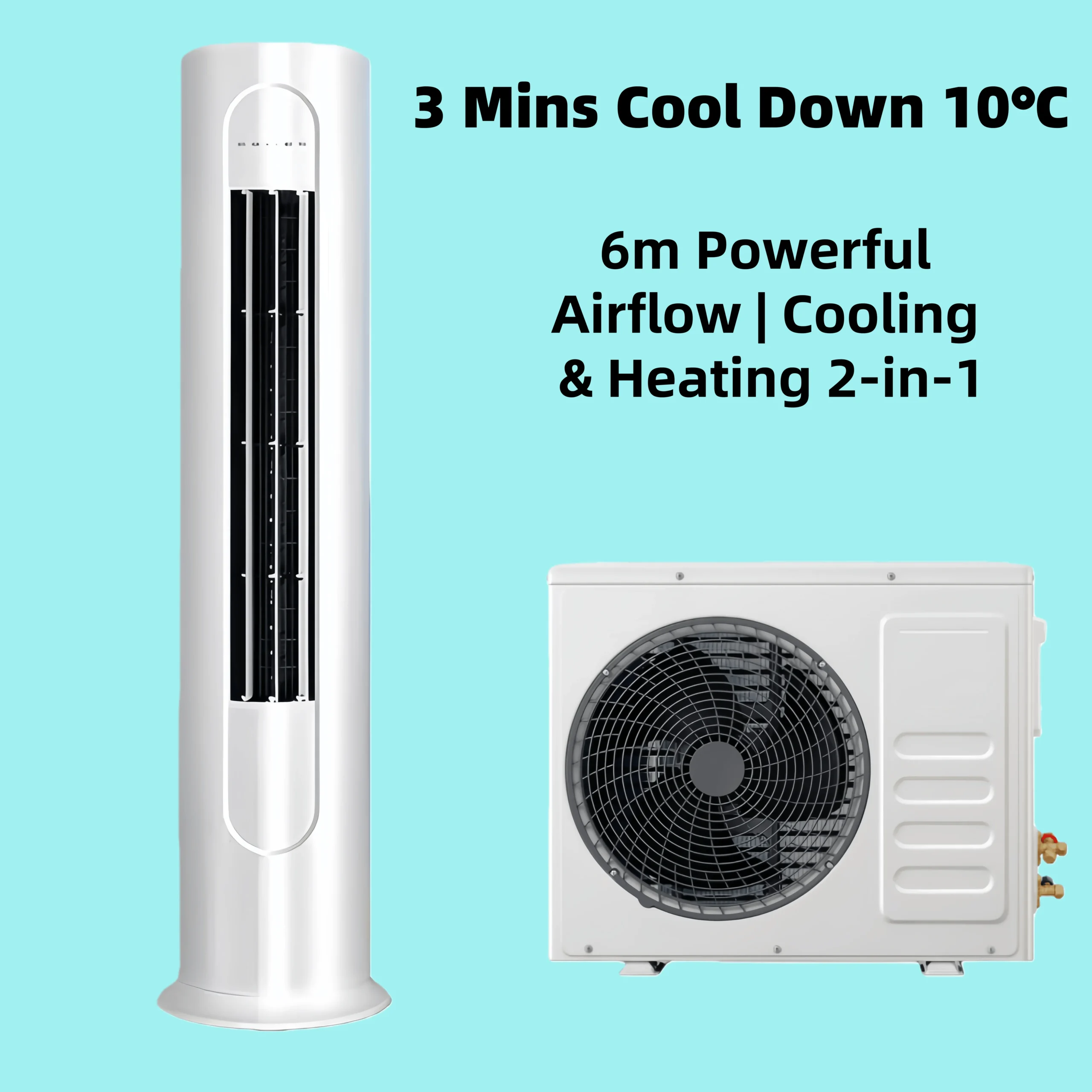 Low Noise Energy Saving AirConditioner New 4-way SwingHousehold Appliances Air Conditioner - Image 5